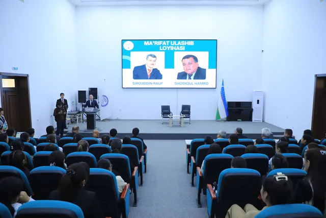 ADABIYOT VA ILHOM UYG‘UNLASHGAN UCHRASHUV — “MA’RIFAT ULASHIB” LOYIHASI DOIRASIDA