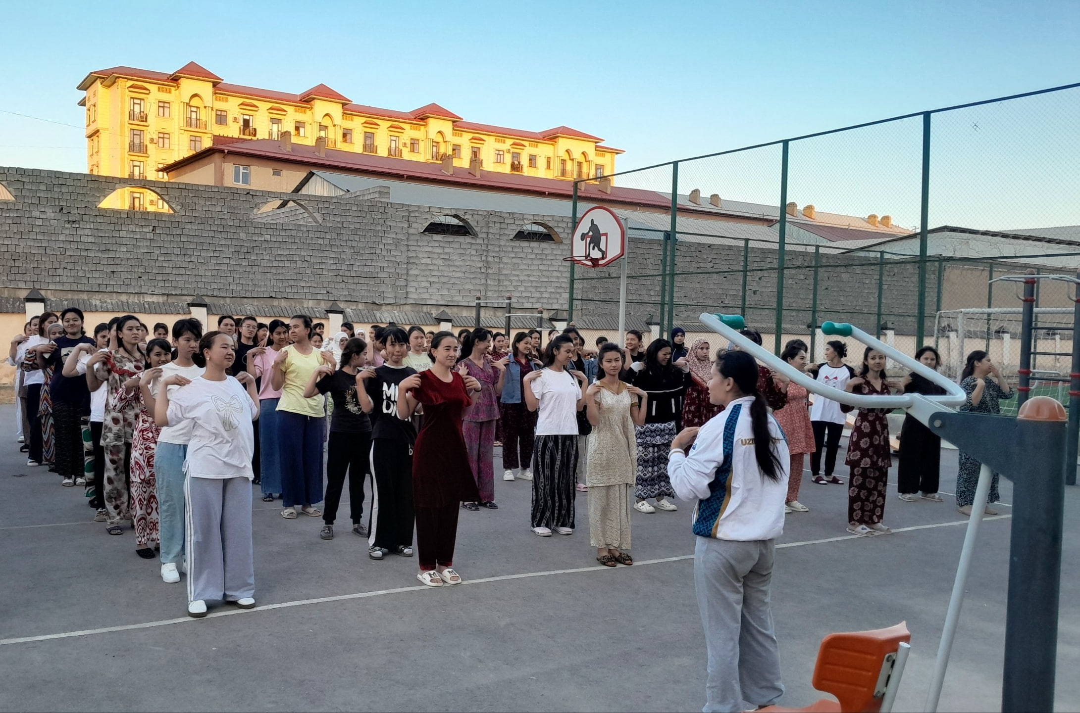 TTJda ertalabki badantarbiya mashg‘ulotlari tashkil etildi