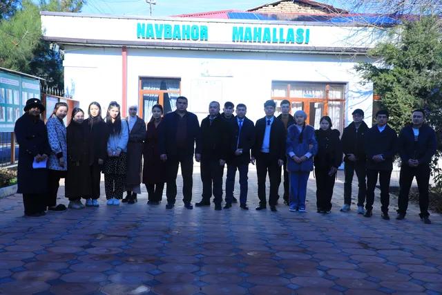 Institutimiz talabalari Navbahor mahallasi bilan yaqindan tanishdi
