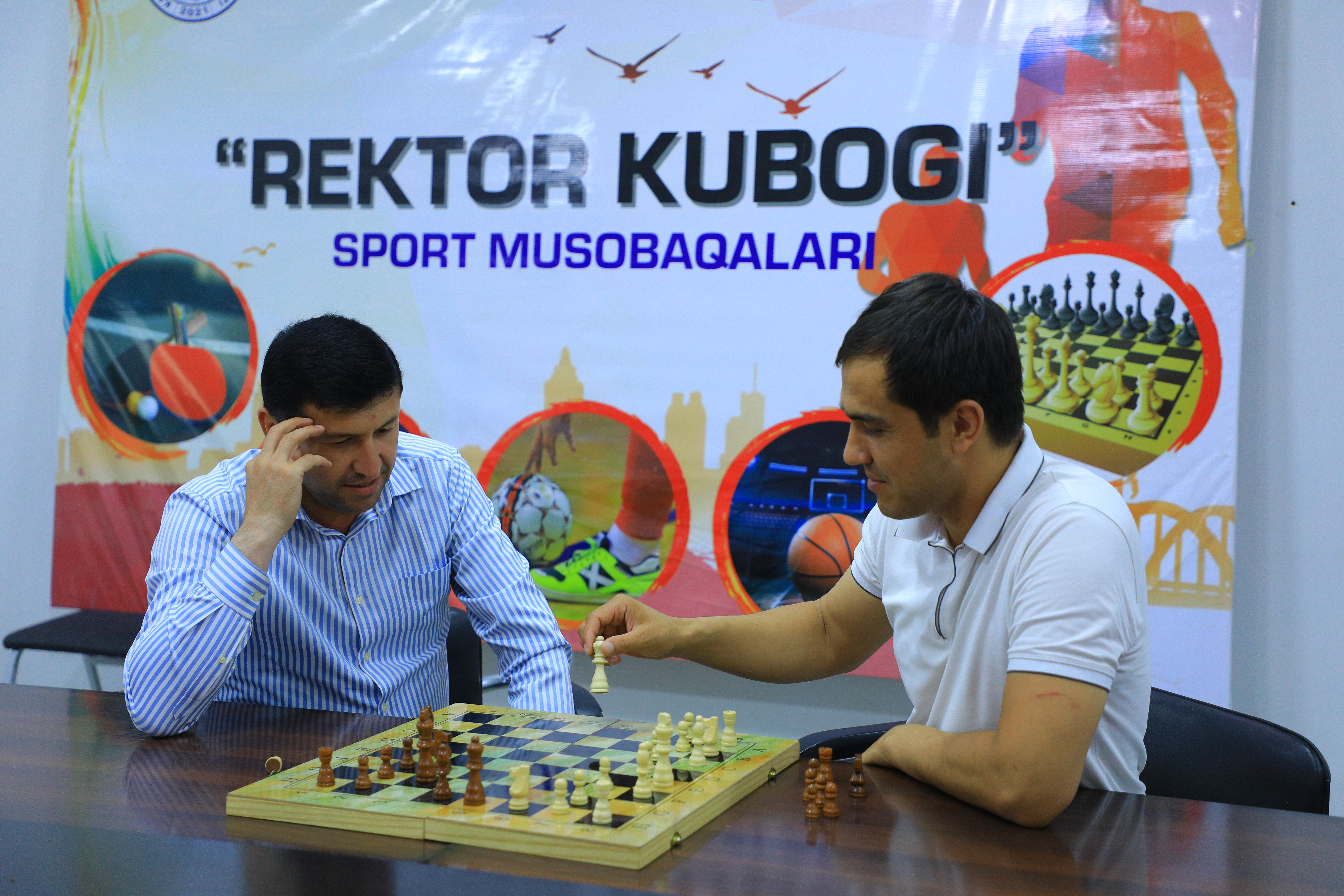 “Rektor kubogi” shaxmat musobaqasi o‘tkazildi