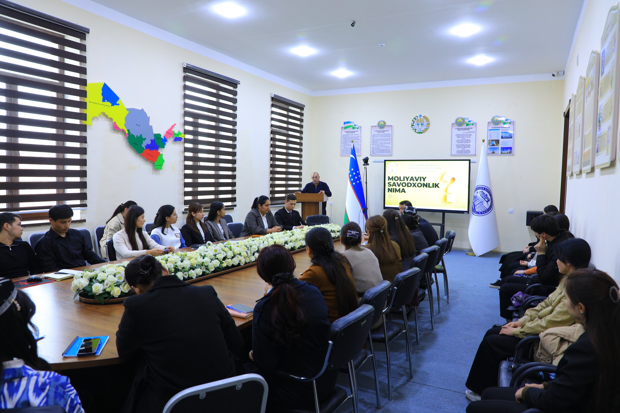 Talabalarning moliyaviy savodxonligini oshirishga bag‘ishlangan seminar o‘tkazildi