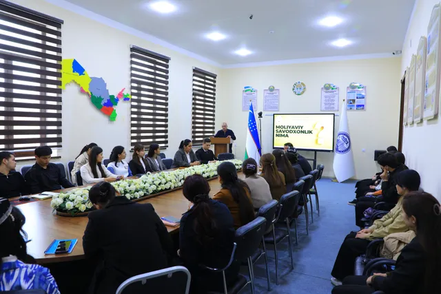 Talabalarning moliyaviy savodxonligini oshirishga bag‘ishlangan seminar o‘tkazildi