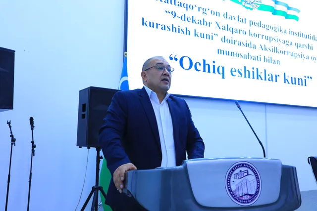 AKSILKORRUPSIYA OYLIGI DOIRASIDA “OCHIQ ESHIKLAR KUNI” TASHKIL ETILDI