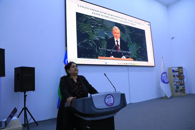 Institutda “Yangi O‘zbekistonda barqaror rivojlanish” mavzusida maxsus kurs darslari o‘tkazildi