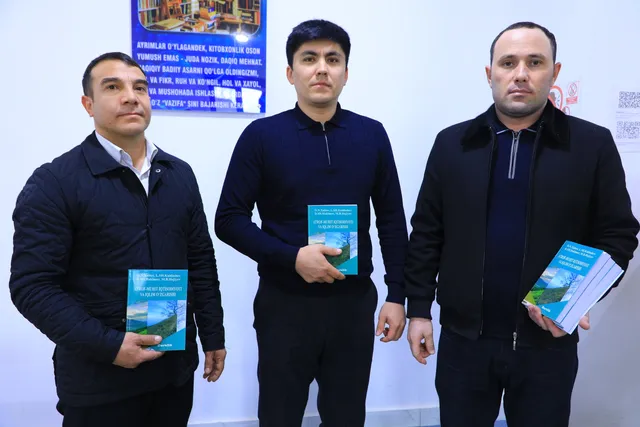 Yangi o‘quv adabiyotlari institut kutubxonasiga topshirildi