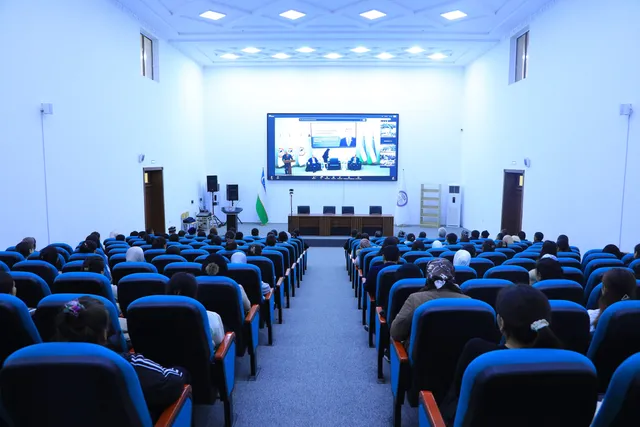 Giyohvandlikka qarshi videoselektorda institut jamoasi qatnashdi
