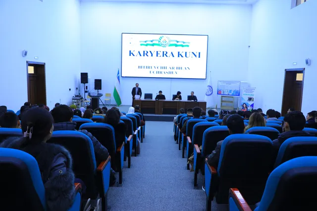 Bitiruvchilar bandligini ta’minlashga qaratilgan “Karera kuni” tadbiri o‘tkazildi