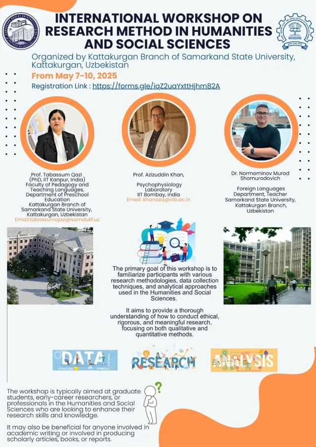 International Workshop on Research method in humanities and social sciences