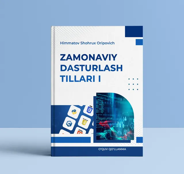 “Zamonaviy dasturlash tillari I” o‘quv qo‘llanmasi nashr etildi