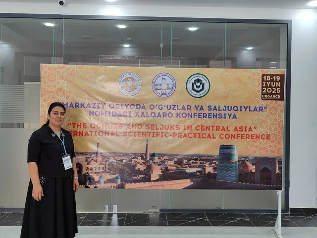 VAKILIMIZ XALQARO KONFERENSIYADA MA'RUZA QILDI