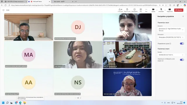 Institutimiz o‘qituvchilari Malaya universiteti bilan hamkorlikda vebinar darsi o‘tkazdi