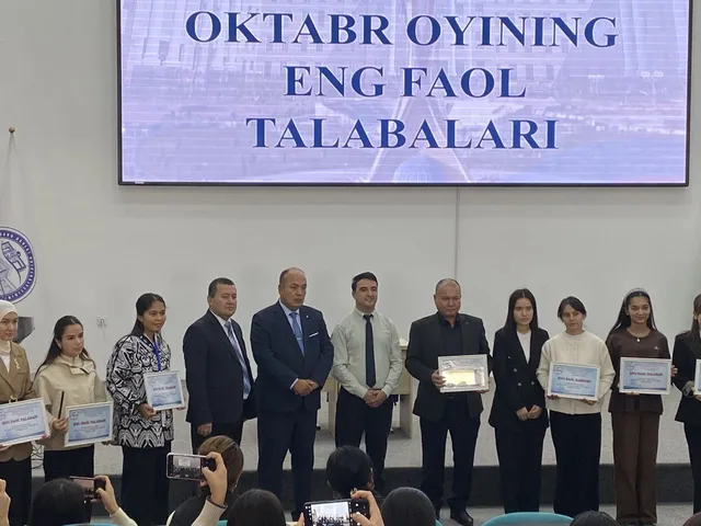 SIZ HAM FAOL BO‘LING, TASHABBUSKORLIK NAMUNASINI KO‘RSATING VA “FAOL TALABA” LOYIHASI G‘OLIBLARI SAFIDAN O‘RIN OLING