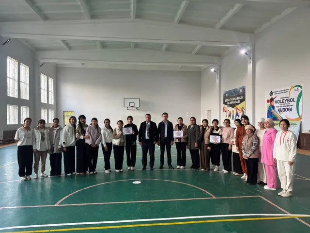 Talabalar o‘rtasida “Estafeta” sport musobaqasi bo‘lib o‘tdi