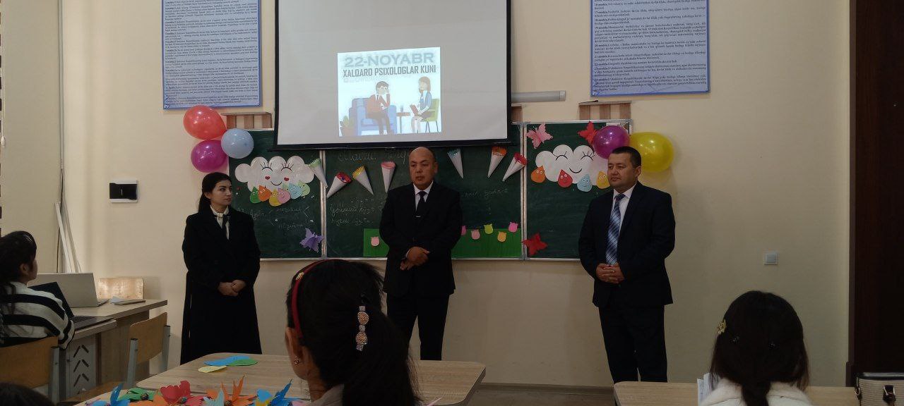 PEDAGOGIKA FAKULTETIDA XALQARO PSIXOLOGLAR KUNI KENG NISHONLANDI