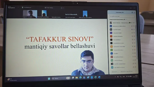 Qishki ta’tilda talabalar o‘rtasida “Tafakkur sinovi” onlayn bellashuvi o‘tkazildi
