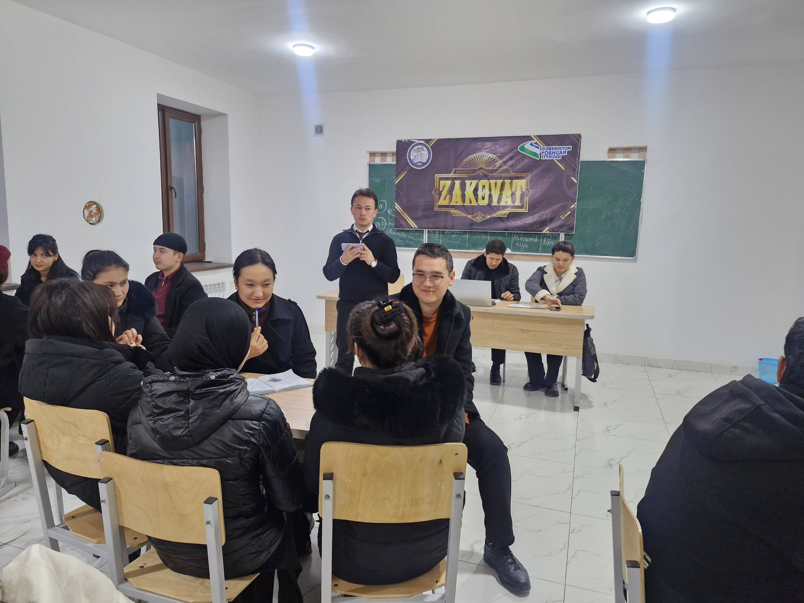 ZAKOVAT O‘YININING TALABALAR LIGASI 4-TURIDA ADOLAT JAMOASI G‘OLIB BO‘LDI