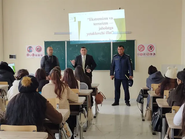 TALABALAR BILAN PROFILAKTIK SUHBAT O‘TKAZILDI