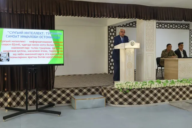 Harbiy xizmatchilar bilan hamkorlikda sun’iy intellekt mavzusida tadbir o‘tkazildi