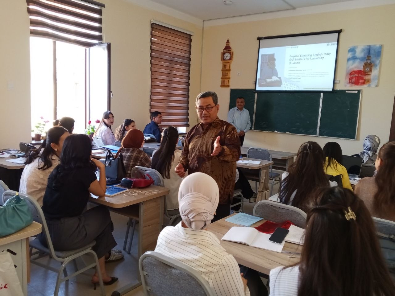 Xalqaro hamkorlik doirasida ochiq dars va workshop tashkil etildi