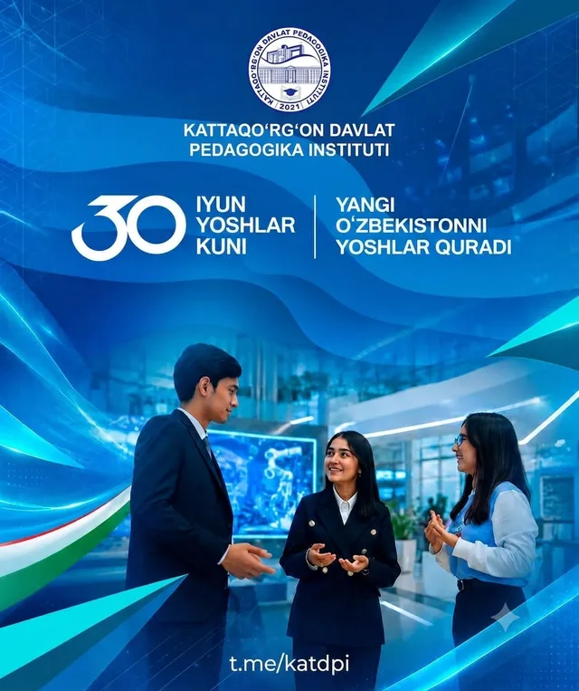 Yoshlar kuni munosabati bilan bayram tabrigi